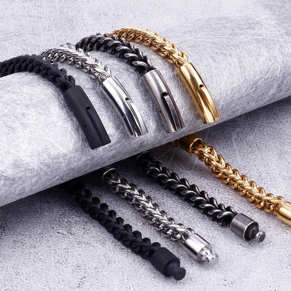 Cycolinks Stainless Steel Cast Metal Bike Chain Bracelet - Cycolinks