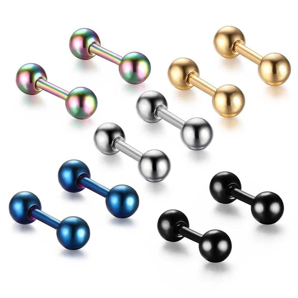 Cycolinks Dumbbell Stud Earrings BOGOF - Cycolinks