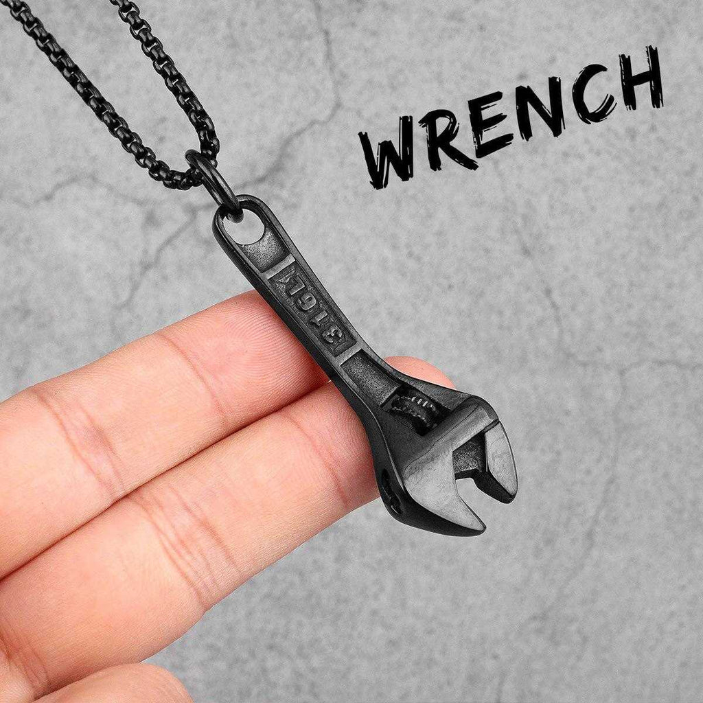 Cycolinks Stainless Steel Wrench Necklace - Cycolinks