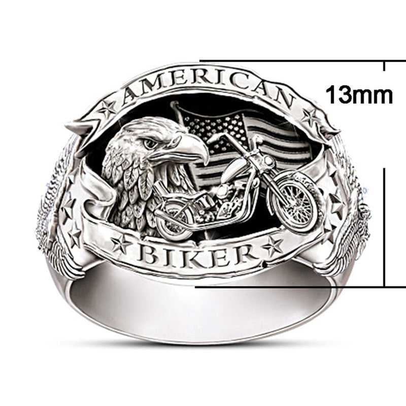 Cycolinks American Biker Motorcycle Ring - Cycolinks