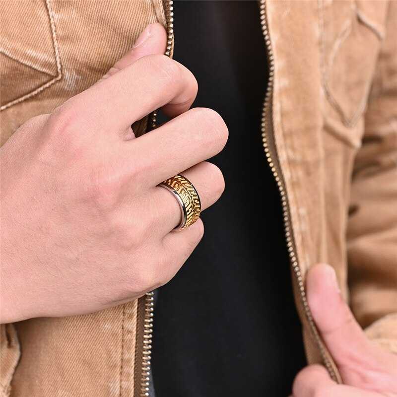 Cycolinks Bike Tire Tread Spinner Ring Version 2.0 in silver, black, and gold