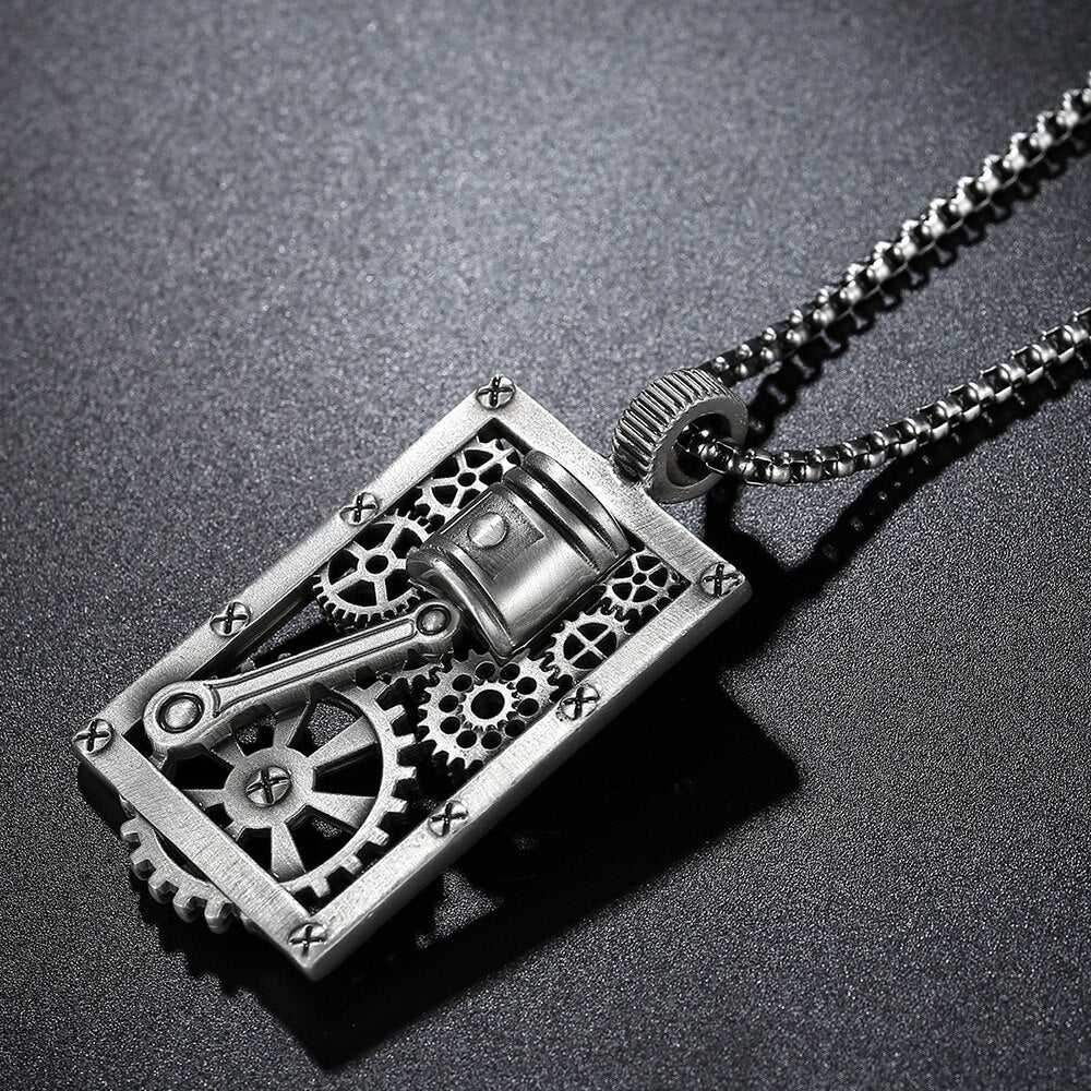 Cycolinks Geared Men's Biker Necklace - Cycolinks