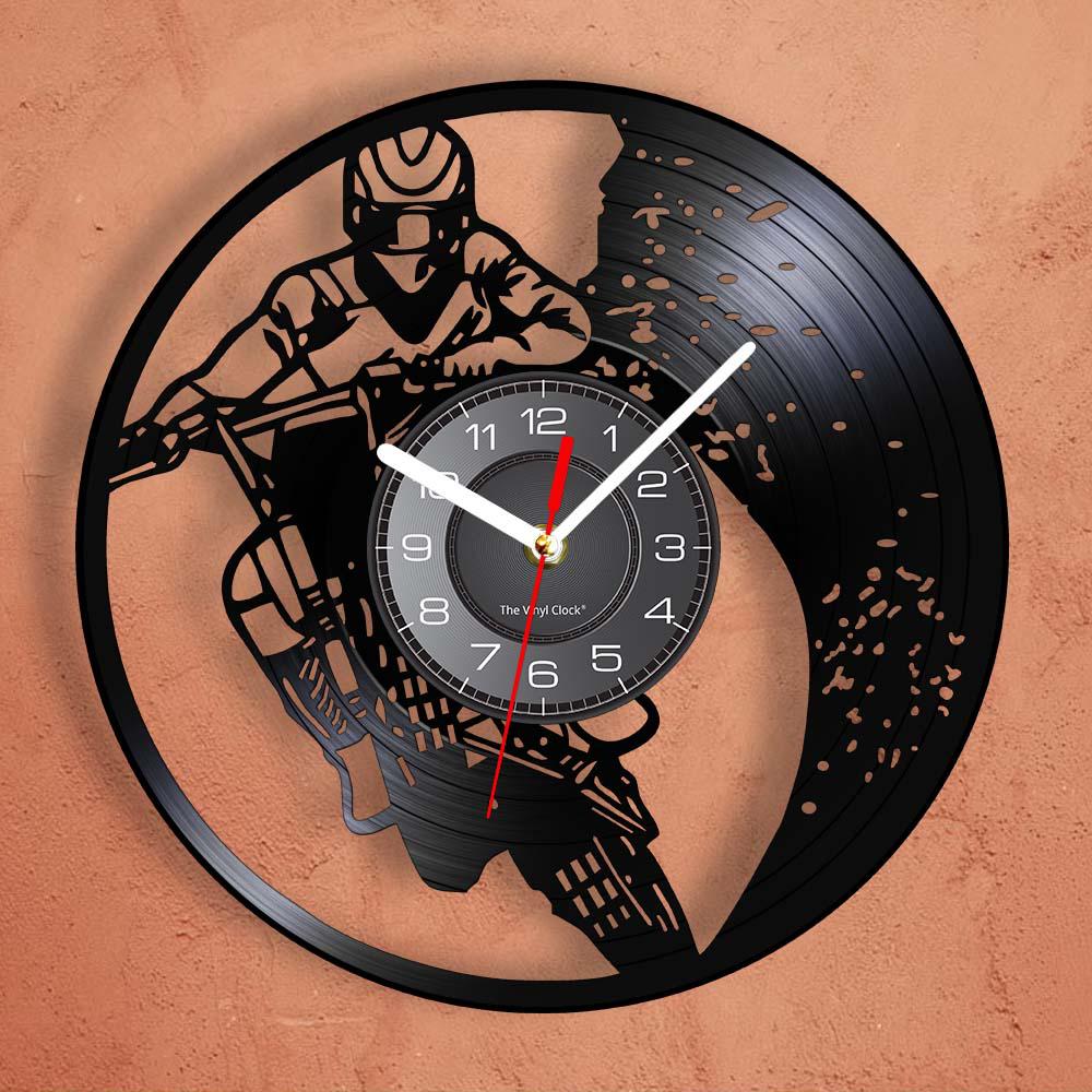 Cycolinks Motocross Vinyl Clock - Cycolinks