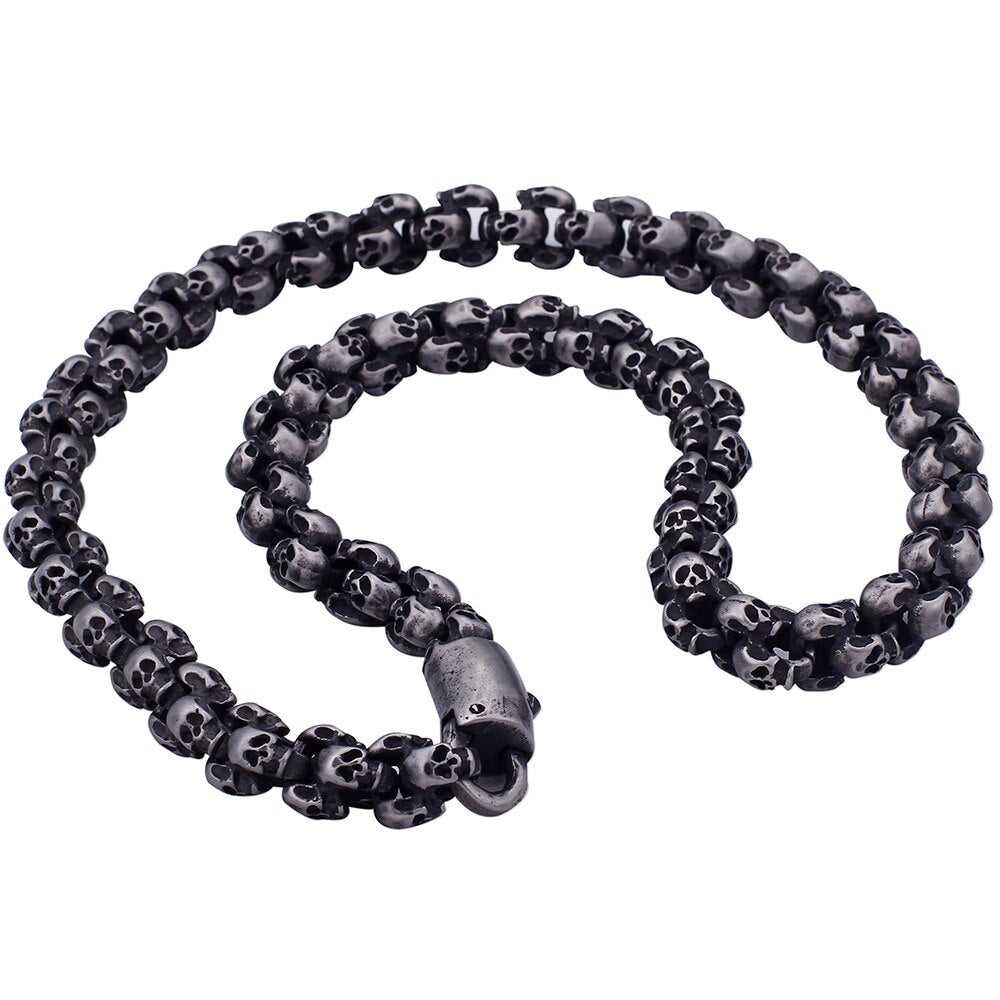 Skull Chain Necklace – 12mm