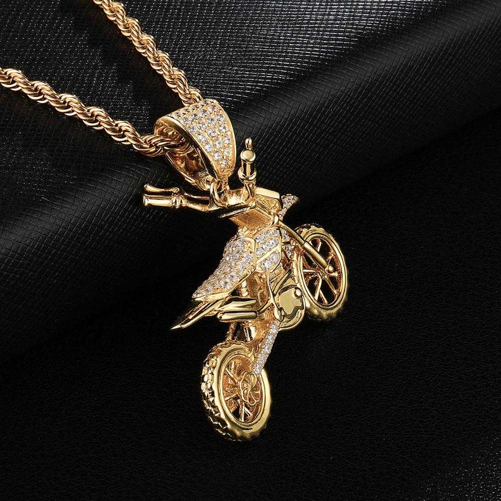 Cycolinks Hip Hop Copper Motocross Necklace - Cycolinks