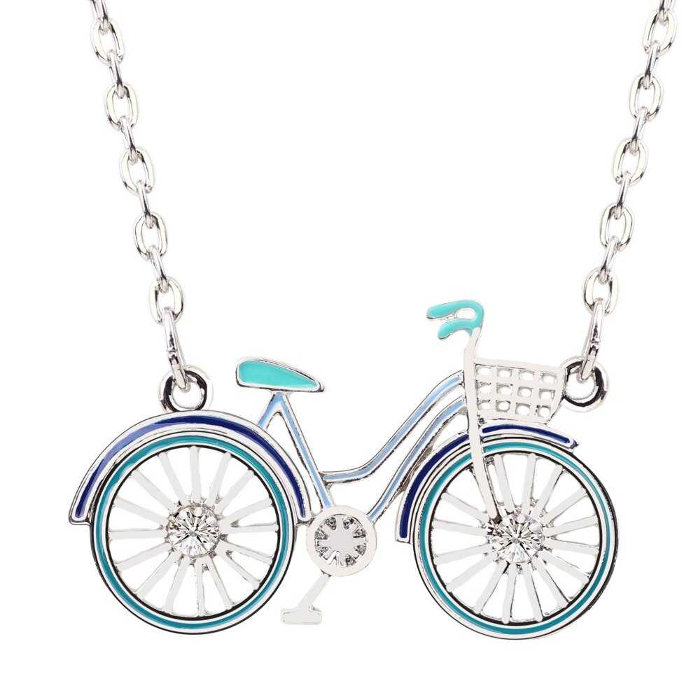 Cycolinks Women's Cute Bicycle Necklace - Cycolinks