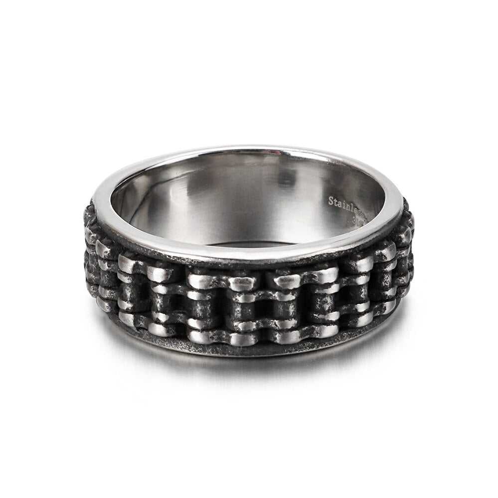 Cycolinks Retro Stainless Steel Bike Chain Ring - Cycolinks