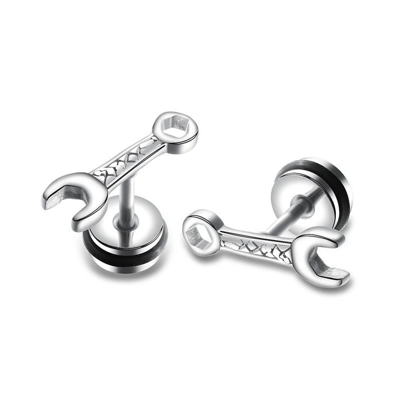 Cycolinks Spanner Stud Earrings - Cycolinks