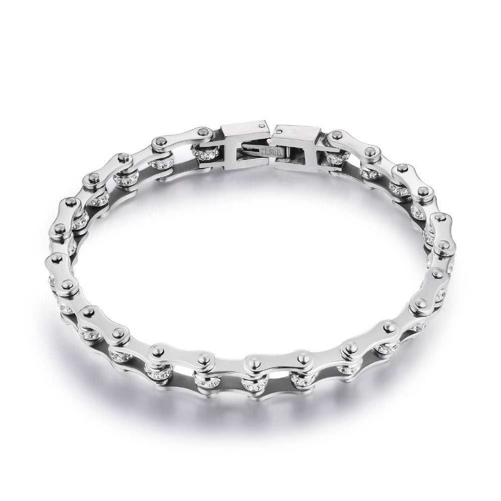 Cycolinks Silver Crystal Bracelet BOGOF - Cycolinks