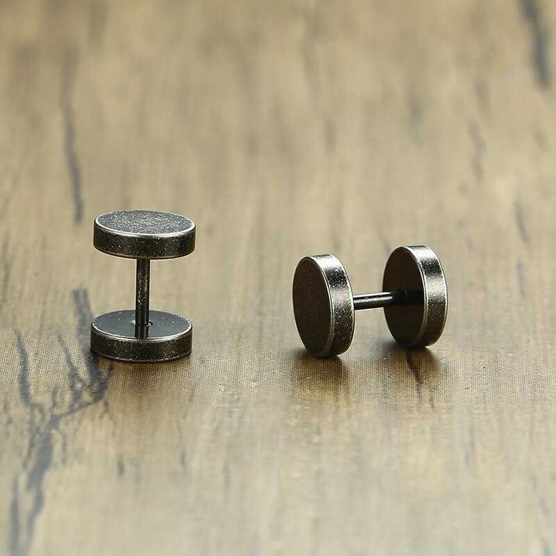 Cycolinks Circle Stainless Steel Stud Earrings - Cycolinks