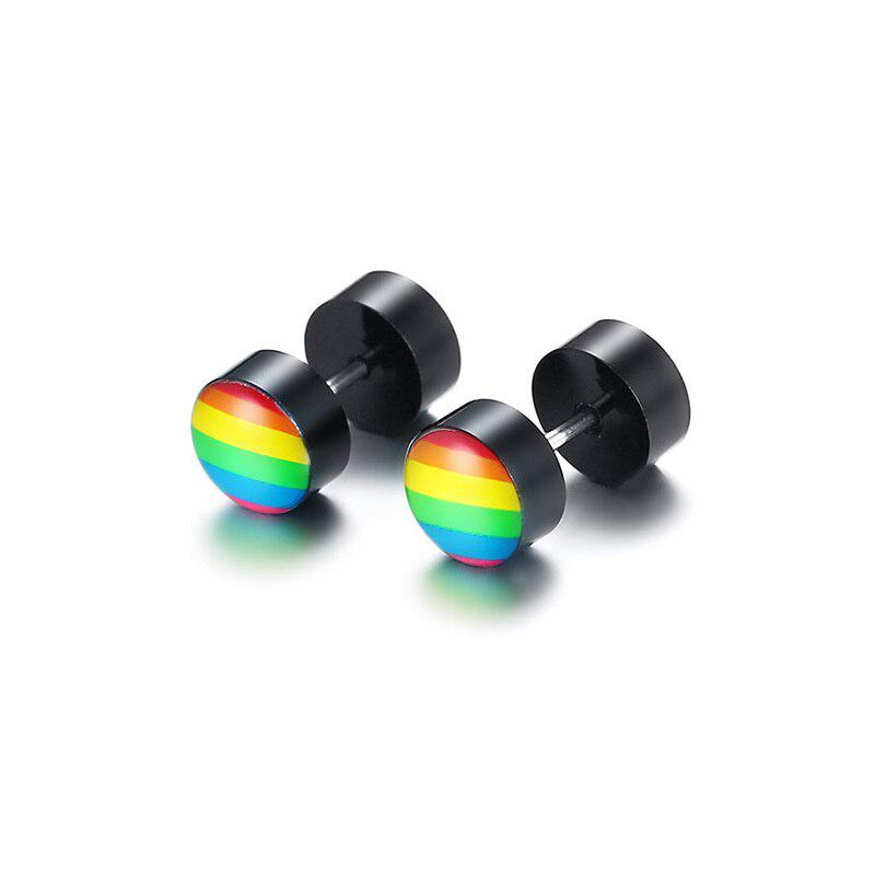 Cycolinks Pride Rainbow Stud Earrings - Cycolinks