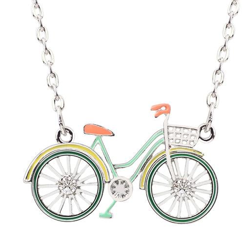 Cycolinks Women's Cute Bicycle Necklace - Cycolinks