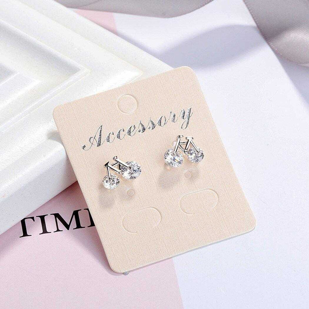 Cycolinks Cubic Zircon Bicycle Earrings - Cycolinks