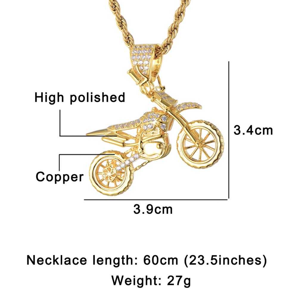 Cycolinks Hip Hop Copper Motocross Necklace - Cycolinks