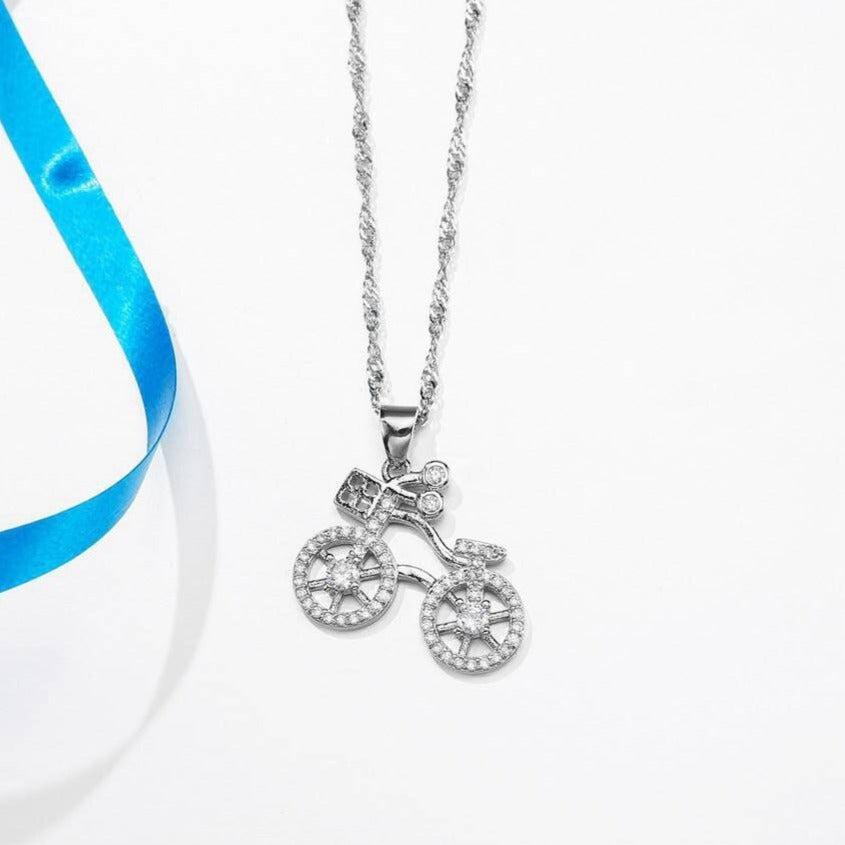 Cycolinks Bicycle Earring & Necklace Set - Cycolinks