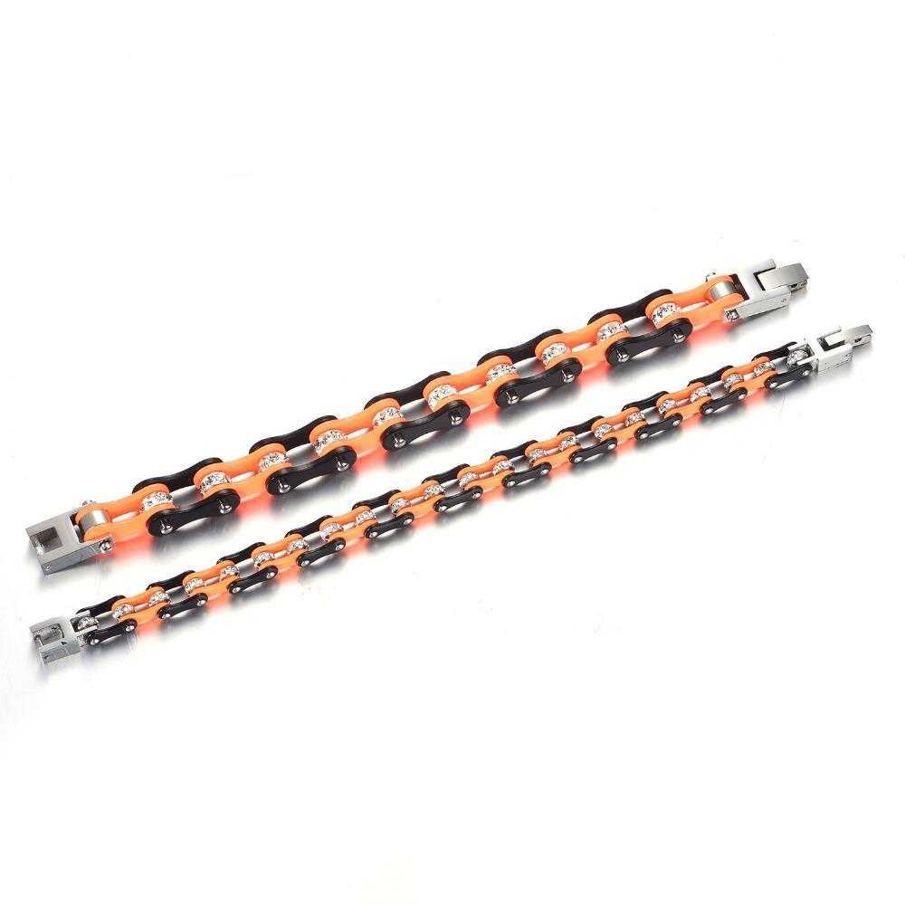 Cycolinks Punk Orange Crystal Bracelet - Cycolinks