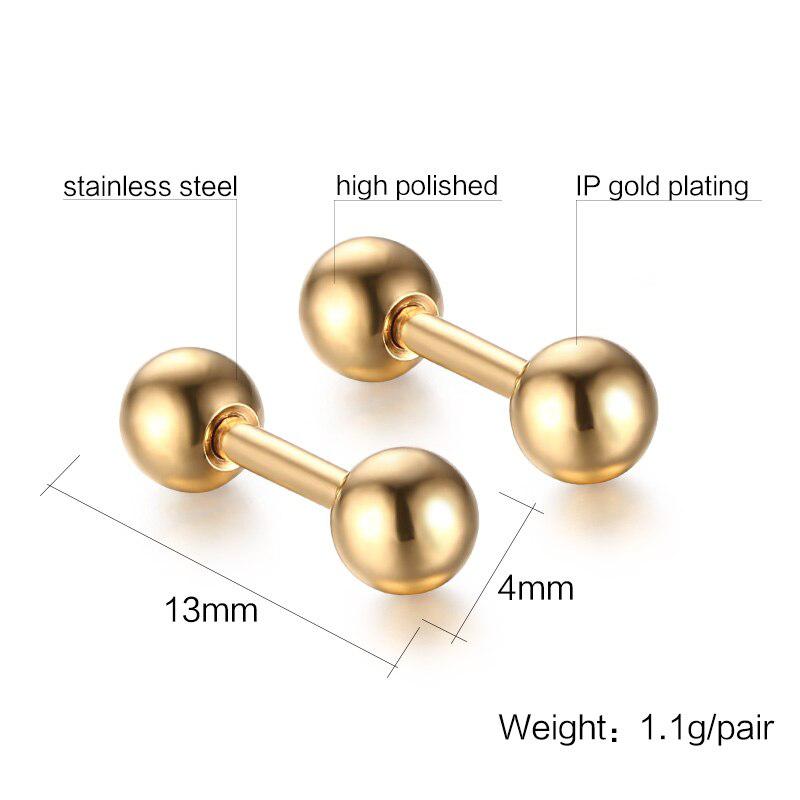 Cycolinks Dumbbell Stud Earrings BOGOF - Cycolinks