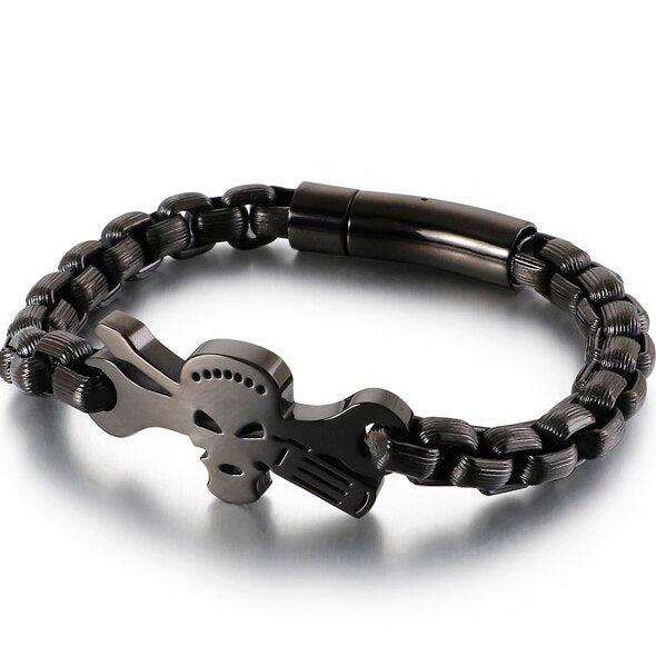 Cycolinks Skull & Driver Chain Bracelet - Cycolinks