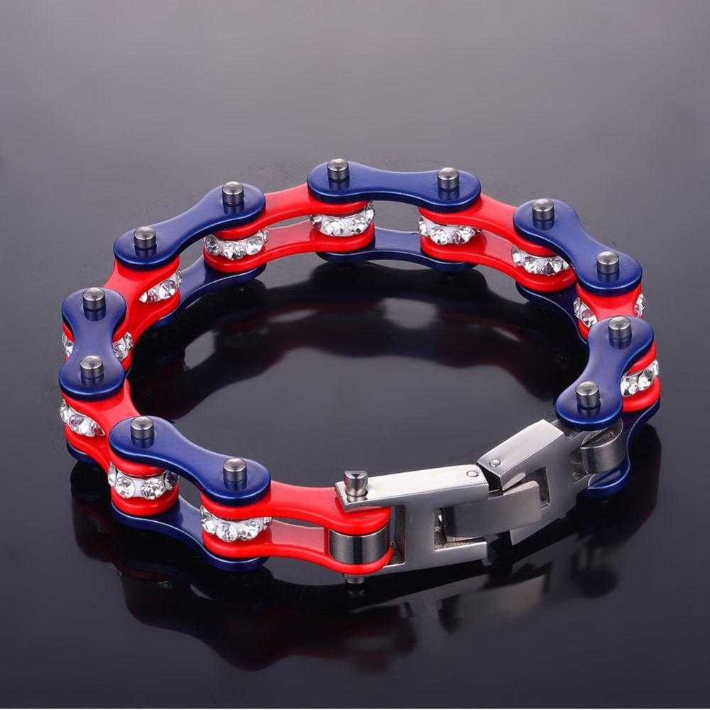 Cycolinks Red & Blue Crystal Bracelet - Cycolinks