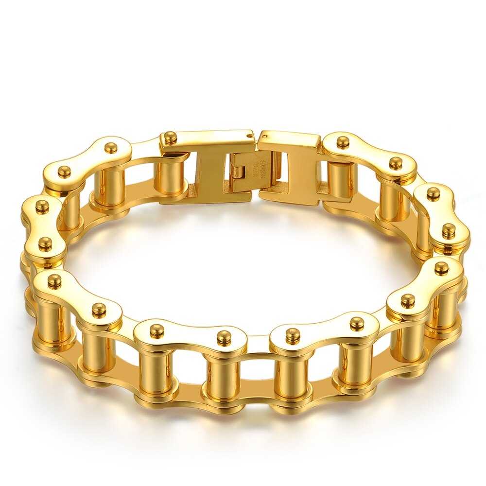 Cycolinks Stealth Gold Bike Chain Bracelet 16mm - Cycolinks