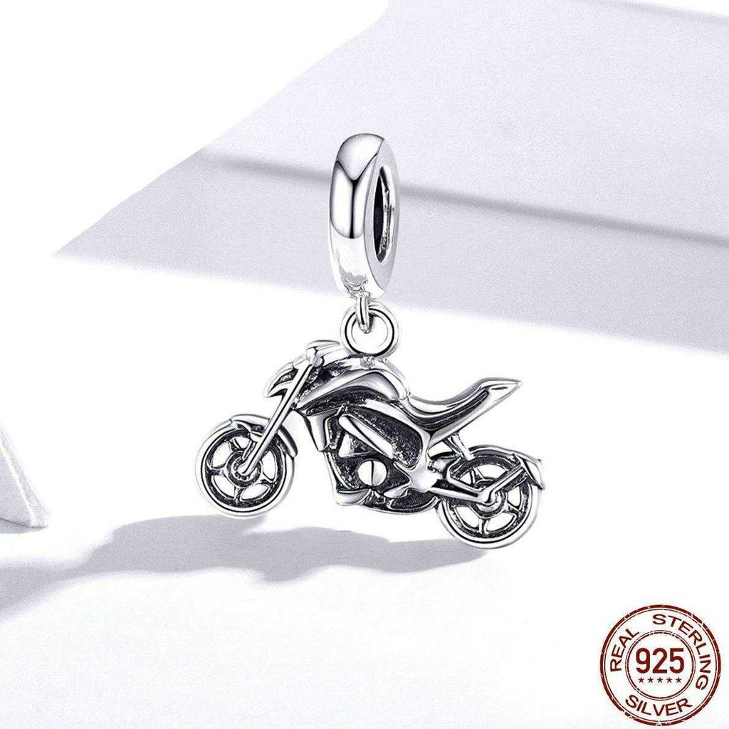 Cycolinks 925 Sterling Silver Motorcycle Charm - Cycolinks