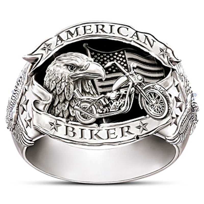 Cycolinks American Biker Motorcycle Ring - Cycolinks