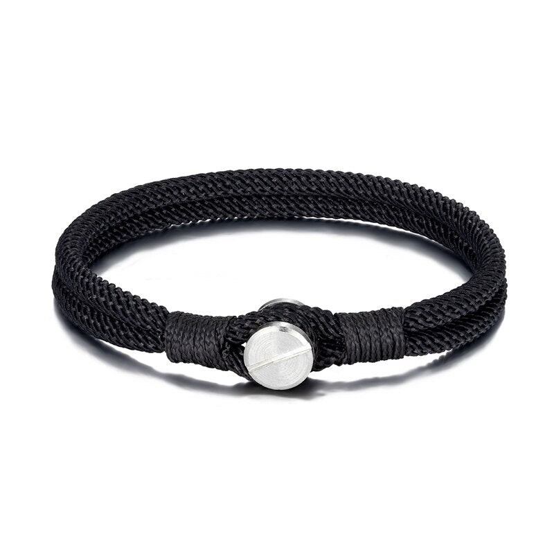Screw Bracelet in Black colour