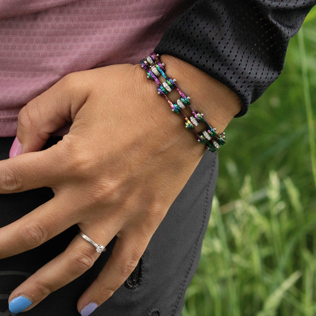 Cycolinks Rainbow Crystal Bracelet BOGOF - Cycolinks