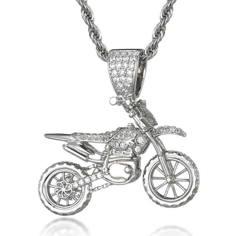 Cycolinks Hip Hop Copper Motocross Necklace - Cycolinks