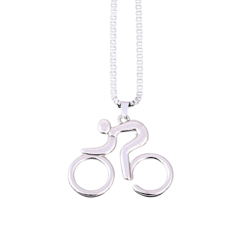Silver Metal Cycling Keyring – Detachable Bike Gift For Cyclist, Bicycle Lovers, Modern Sport Theme
