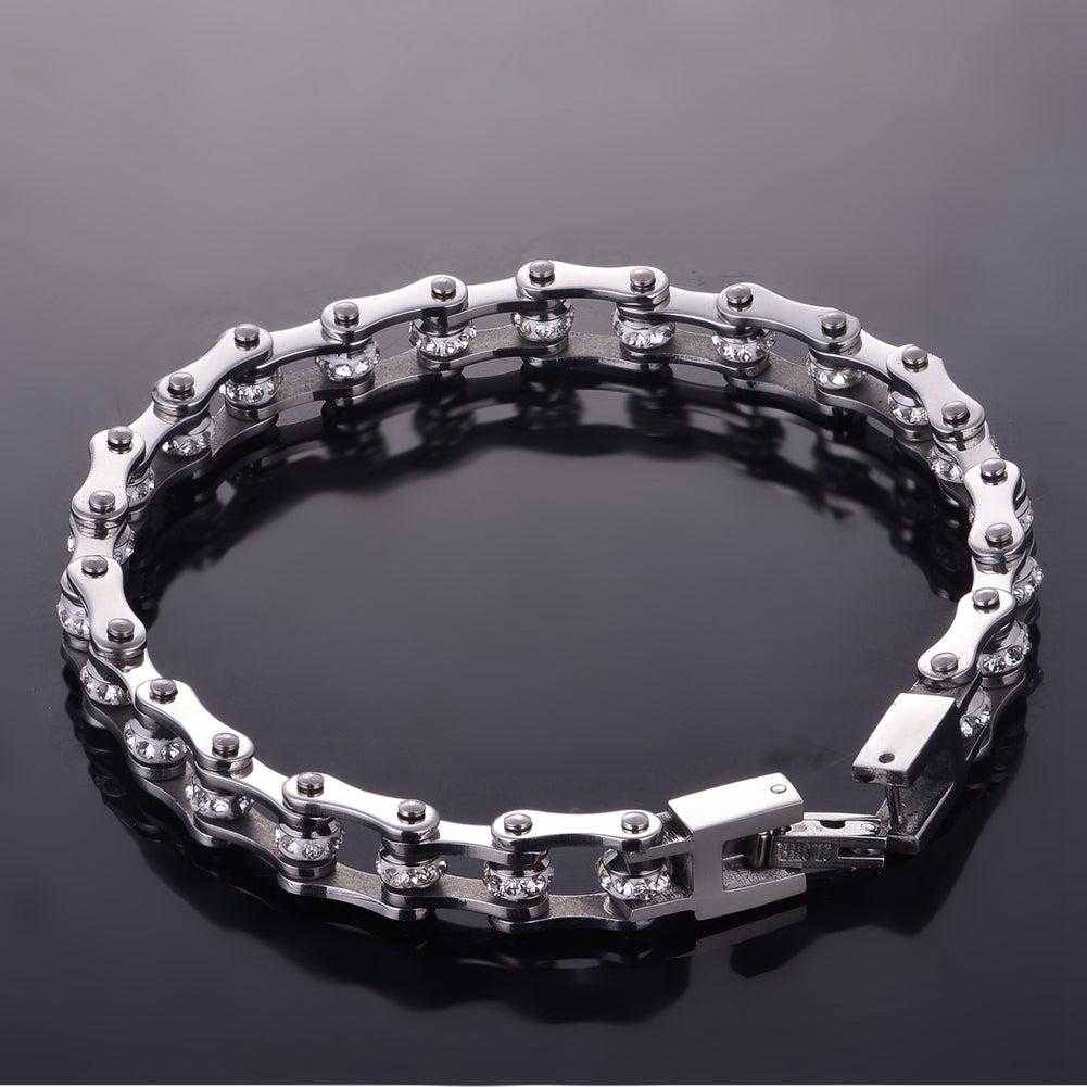 Cycolinks Silver Crystal Bracelet BOGOF - Cycolinks