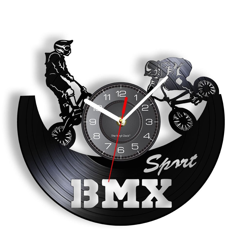 Cycolinks BMX Sport Vinyl Clock - Cycolinks