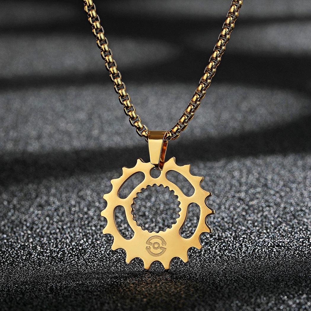 Cycolinks Sprocket Gear Necklace
