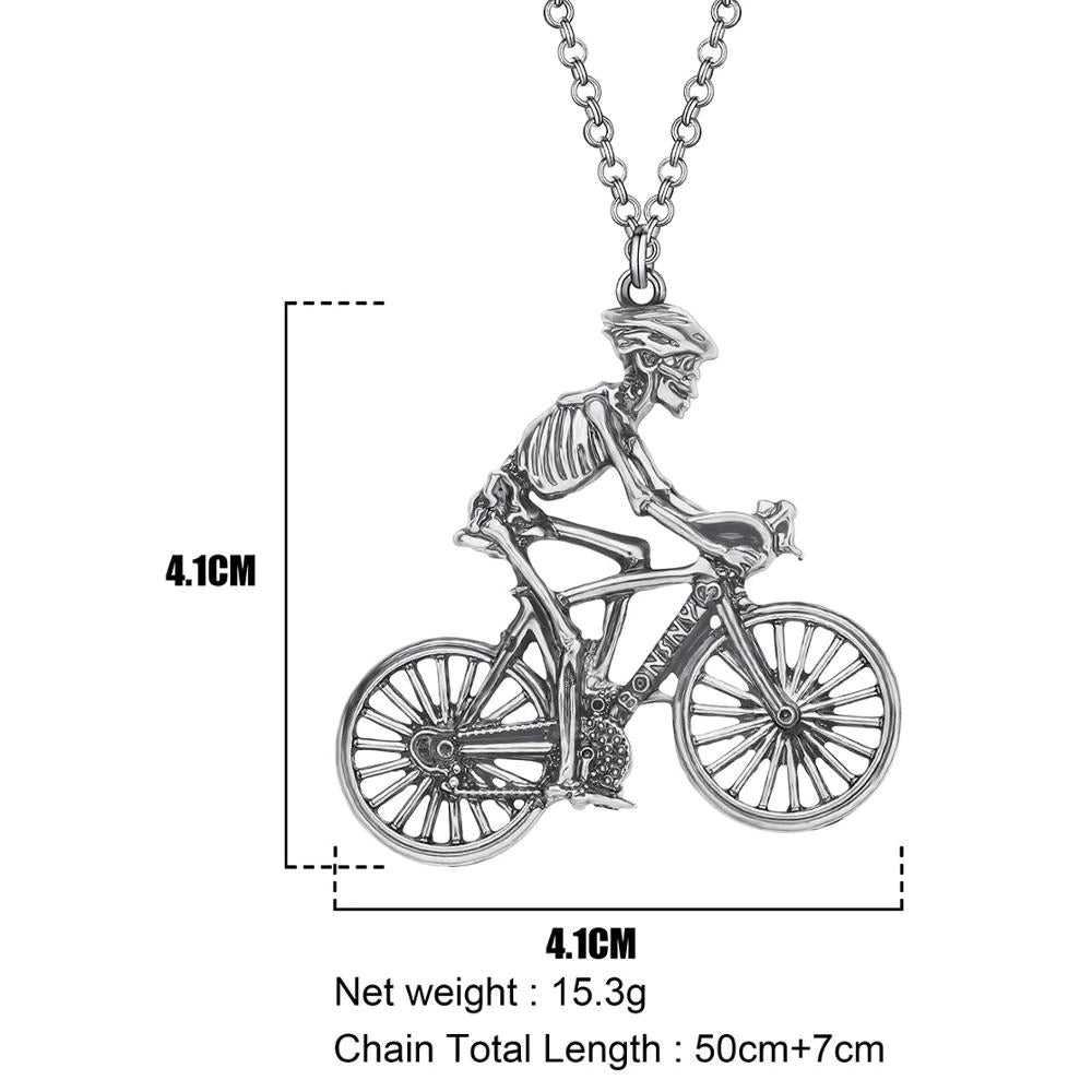 Cycolinks Skeleton Biker Necklace BOGOF - Cycolinks