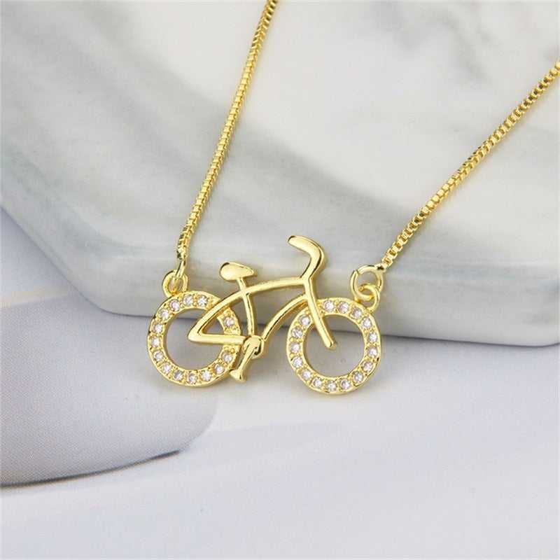 Cycolinks Zirconium Copper Plating Bicycle Necklace BOGOF - Cycolinks