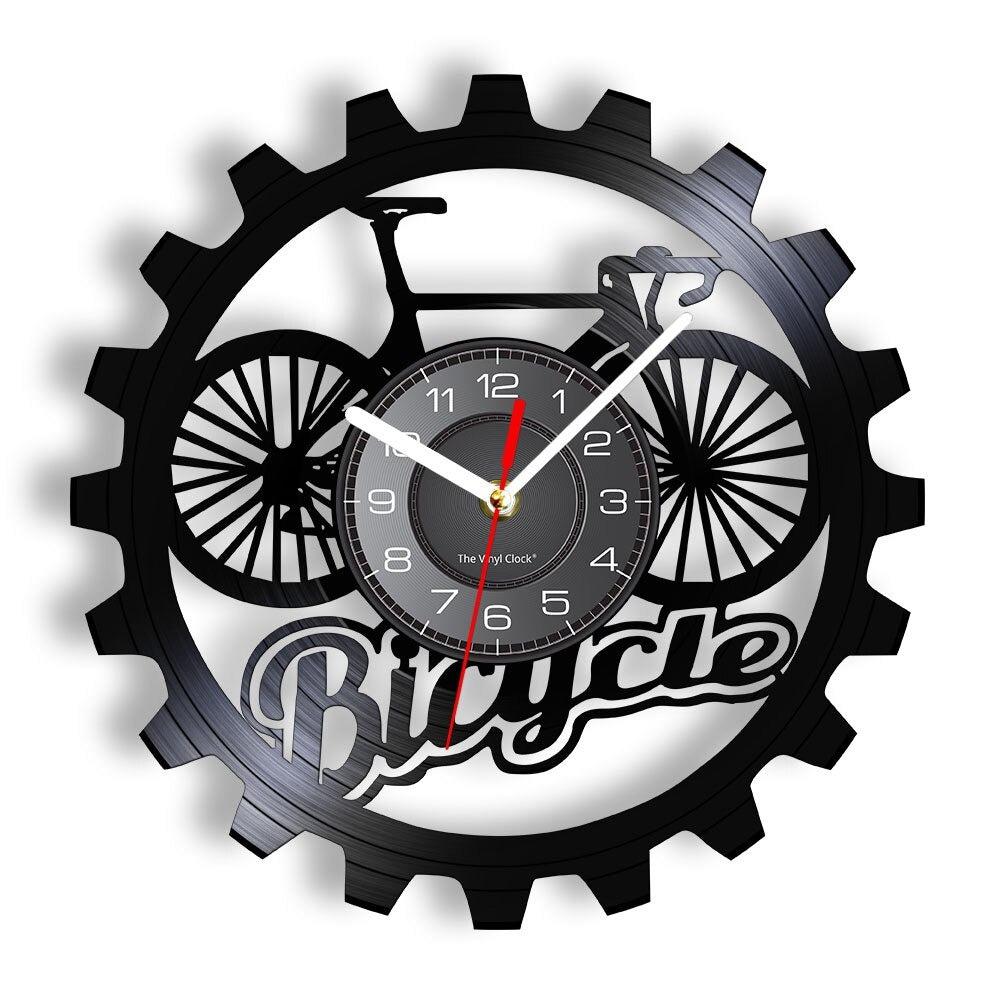 Bicycle Sprocket Vinyl Clock