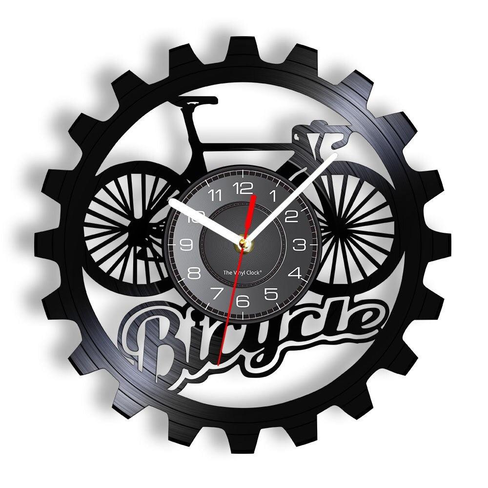 Cycolinks Bicycle Sprocket Vinyl Clock - Cycolinks