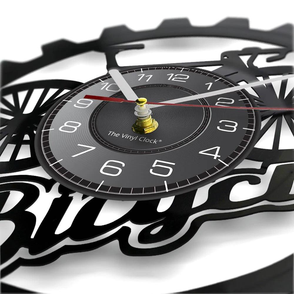 Cycolinks Bicycle Sprocket Vinyl Clock - Cycolinks