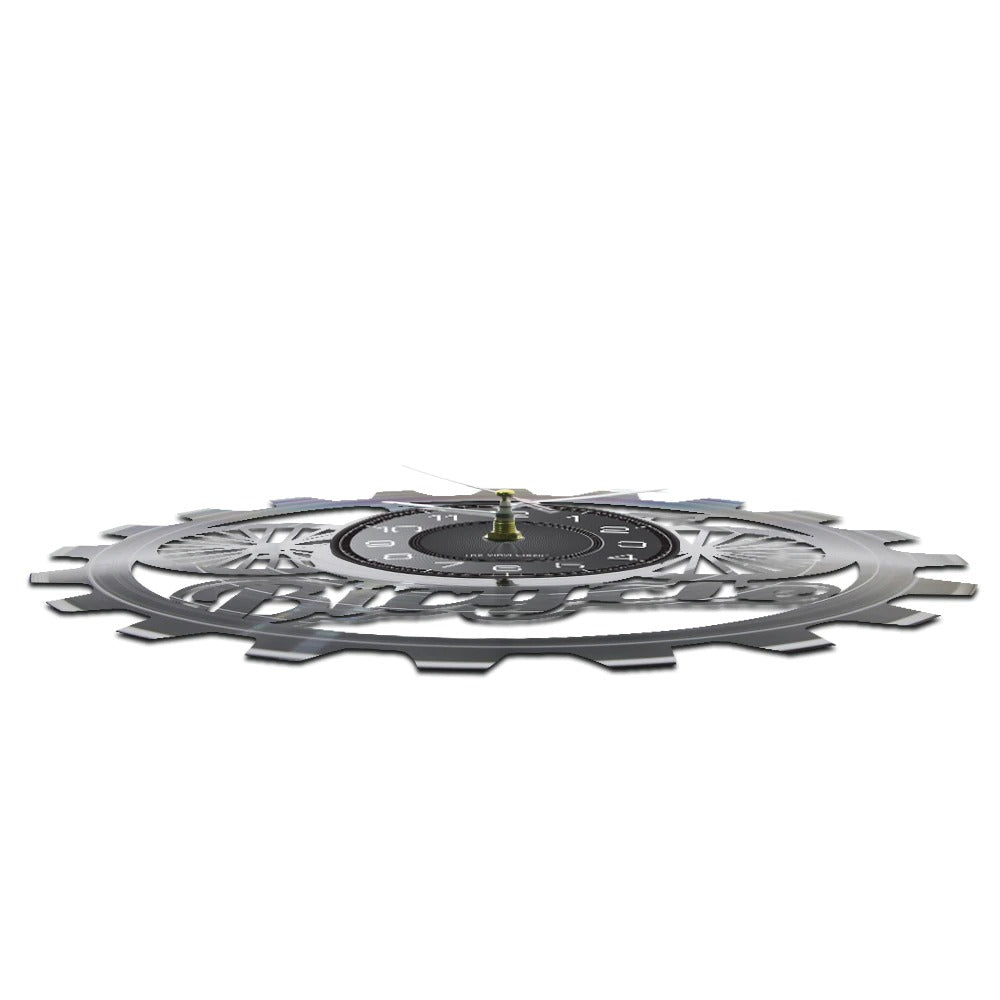 Cycolinks Bicycle Sprocket Vinyl Clock - Cycolinks