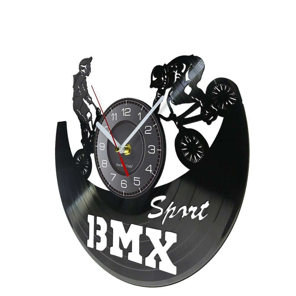 Cycolinks BMX Sport Vinyl Clock - Cycolinks