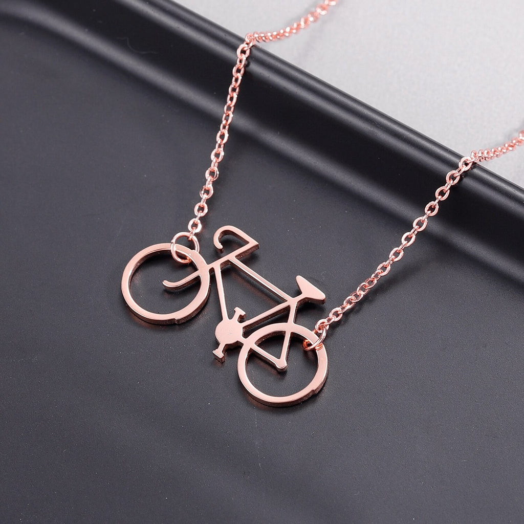 Cycolinks Stainless Steel Road Bike Necklace - Cycolinks