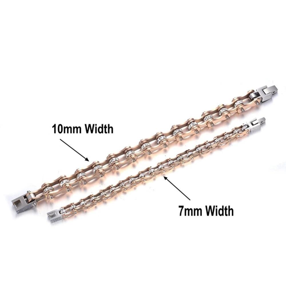 Cycolinks Rose Gold Crystal Bracelet BOGOF - Cycolinks