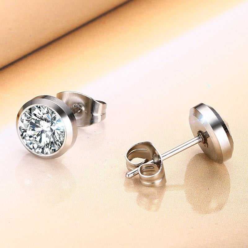 Cycolinks Zircon Stud Earrings - Cycolinks