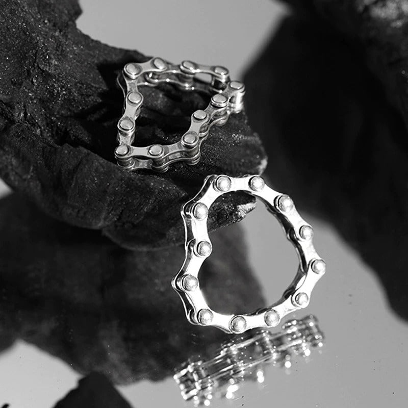 Cycolinks 925 Sterling Silver Bike Chain Ring - Cycolinks